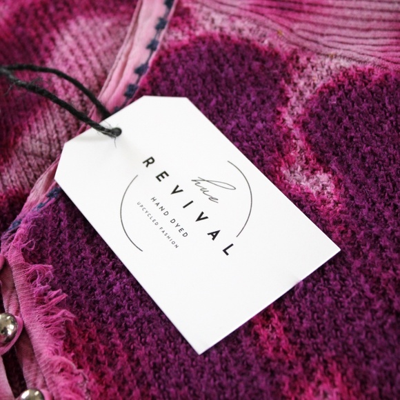 Handmade tie dye Free People thermal top by Hue Revival - Picture 4 of 11